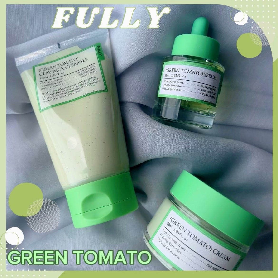 グリーントマトクレイマスククレンザー/FULLY/洗い流すパック・マスクを使ったクチコミ(1枚目)