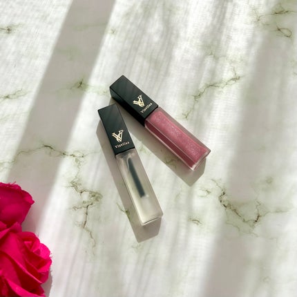 Vヴィヴィットロゼ リップグロス/Visvilaa/リップグロスを使ったクチコミ(3枚目)