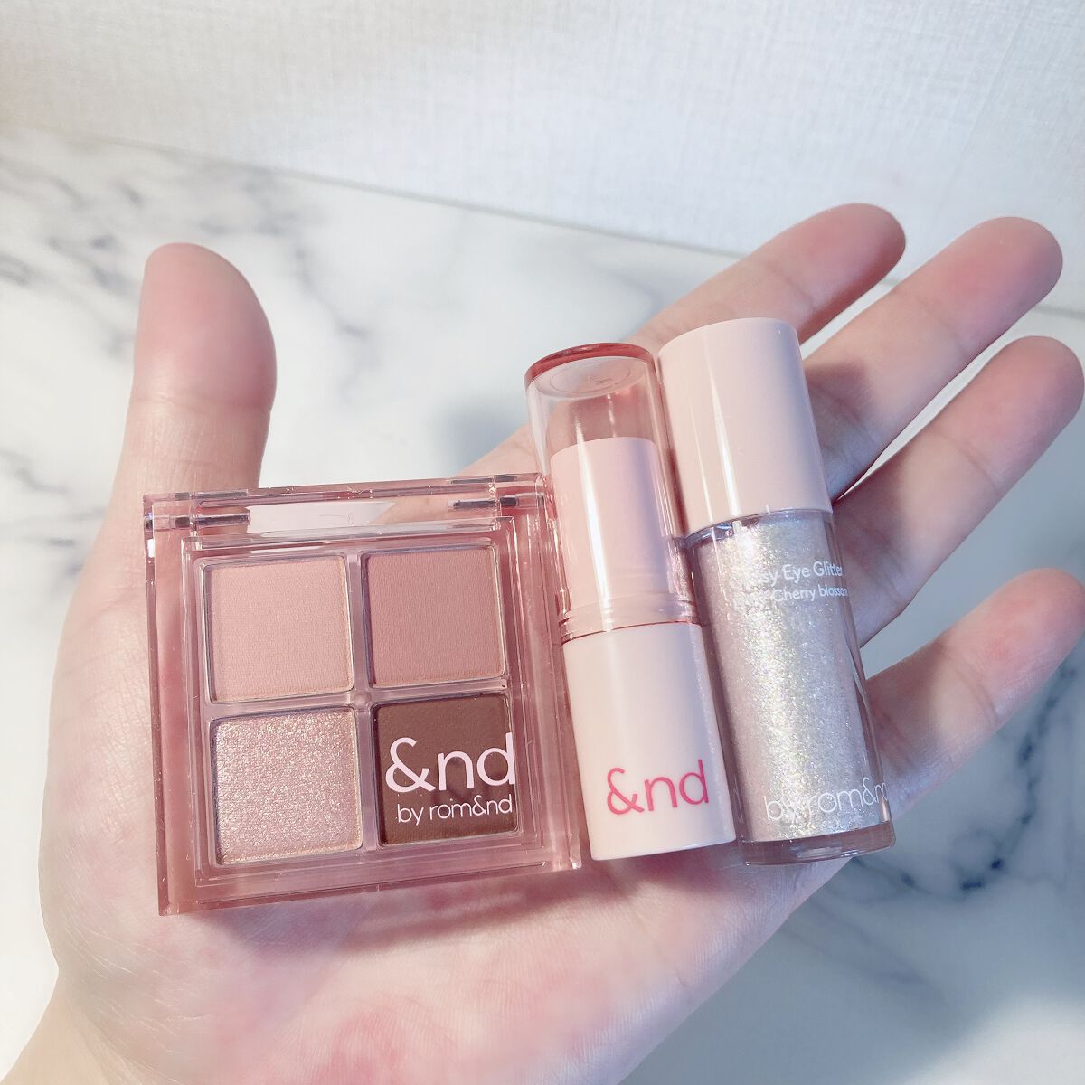 アンドバイロムアンド　グラッシーアイグリッター/&nd by rom&nd/グリッターを使ったクチコミ（3枚目）