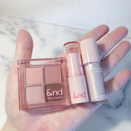 アンドバイロムアンド グラッシーアイグリッター/&nd by rom&nd/グリッターを使ったクチコミ(3枚目)