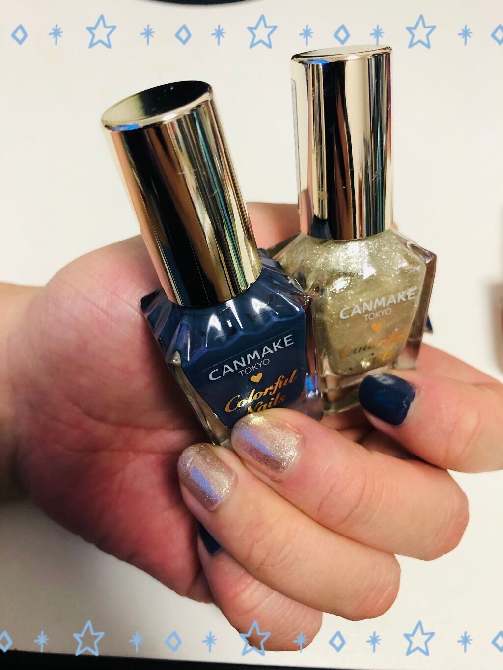 カラフルネイルズ/キャンメイク/マニキュアを使ったクチコミ(2枚目)