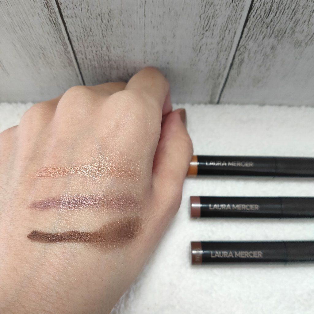 シマー アンド グロウ キャビアスティック トリオ /ローラ メルシエ/スティックアイシャドウを使ったクチコミ(2枚目)