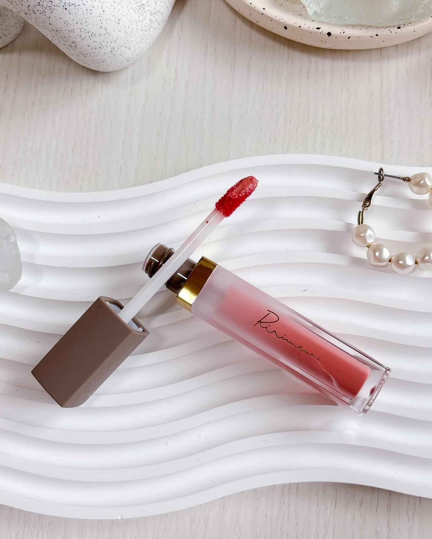 ミューテッドシアーティント/Ririmew/リップティントを使ったクチコミ(5枚目)