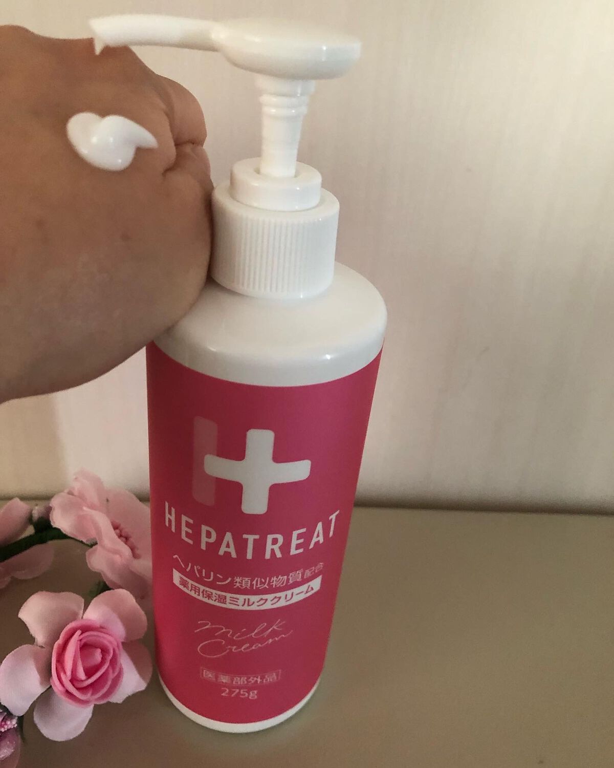 ヘパトリート 薬用保湿ミルククリーム/ゼトックスタイル/ボディクリームを使ったクチコミ(3枚目)