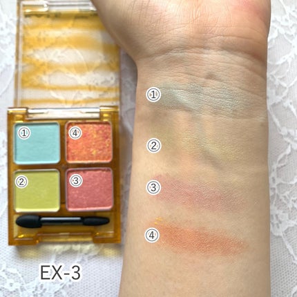 ビーチバカンスグリッターパレット/KATE/アイシャドウパレットを使ったクチコミ(9枚目)