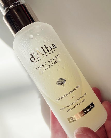 ダルバ ホワイトトリュフファーストスプレーセラム/ダルバ/ミスト状化粧水を使ったクチコミ(3枚目)