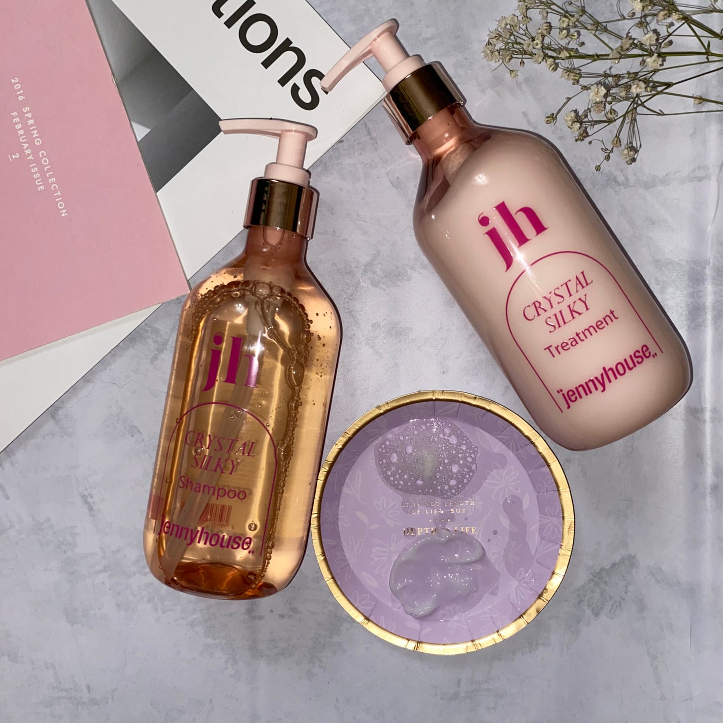 クリスタル シルキー シャンプー/トリートメント<サラサラ>/jenny house/シャンプー・コンディショナーを使ったクチコミ(4枚目)