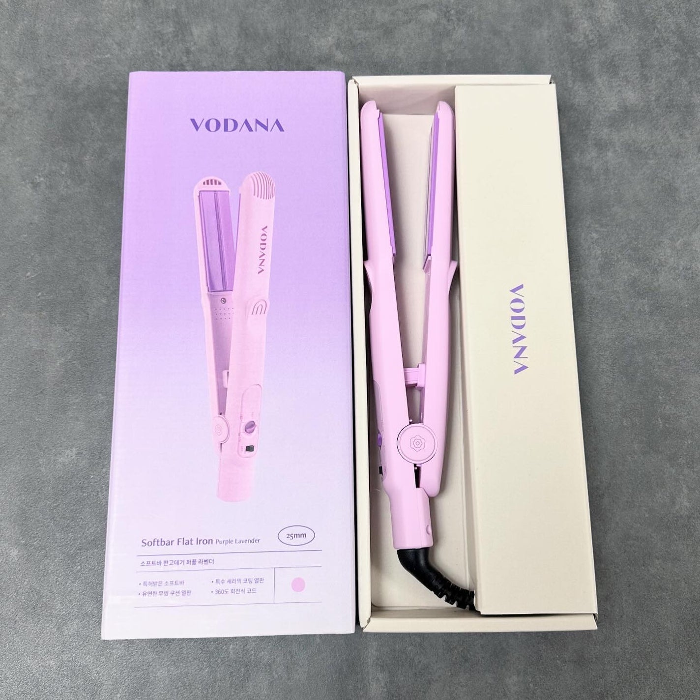 ソフトバーフラットアイロン 25mm/VODANA (ボダナ)/ストレートアイロンを使ったクチコミ(2枚目)