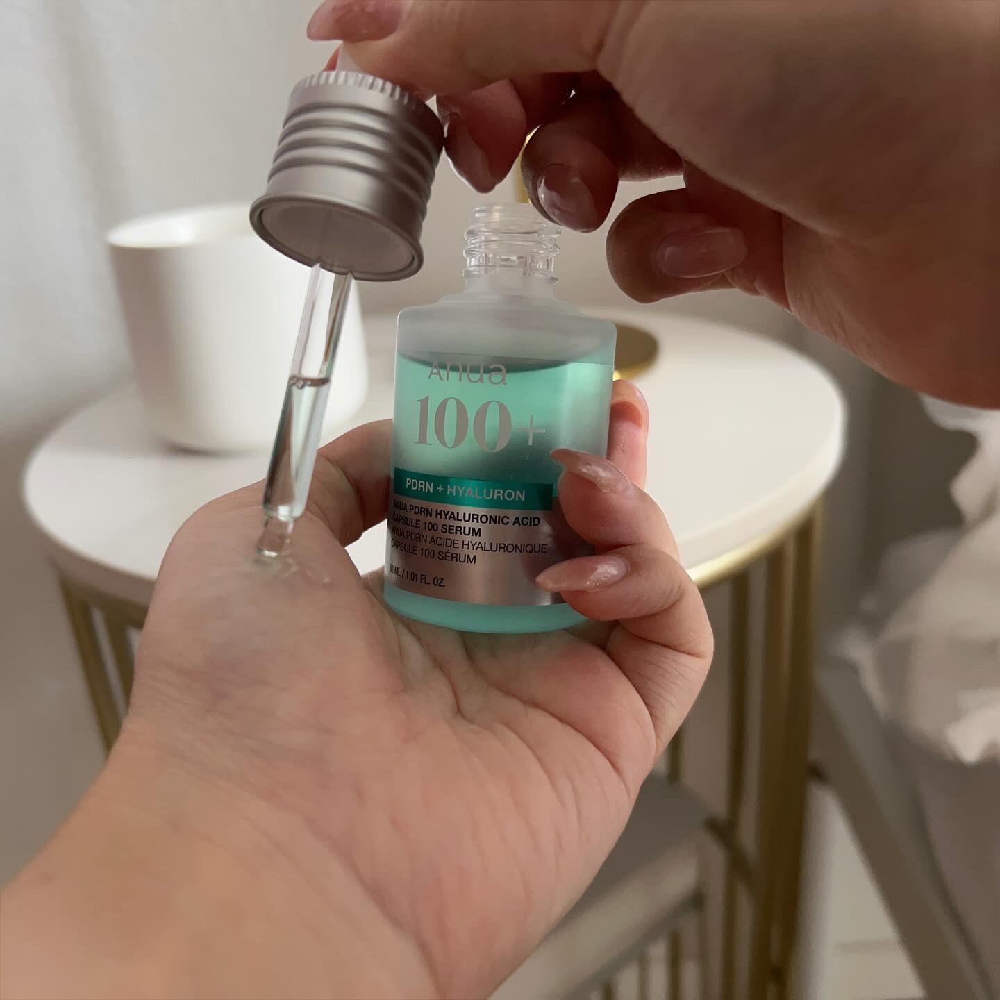 PDRNヒアルロン酸カプセル100セラム/Anua/美容液を使ったクチコミ（3枚目）