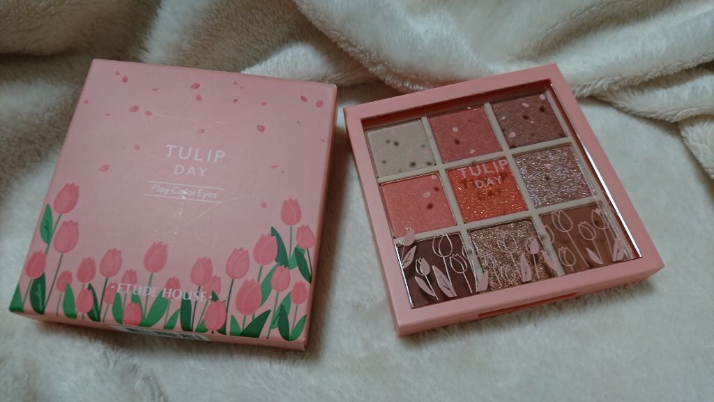 プレイカラーアイズ チューリップデー/ETUDE/アイシャドウパレットを使ったクチコミ（1枚目）