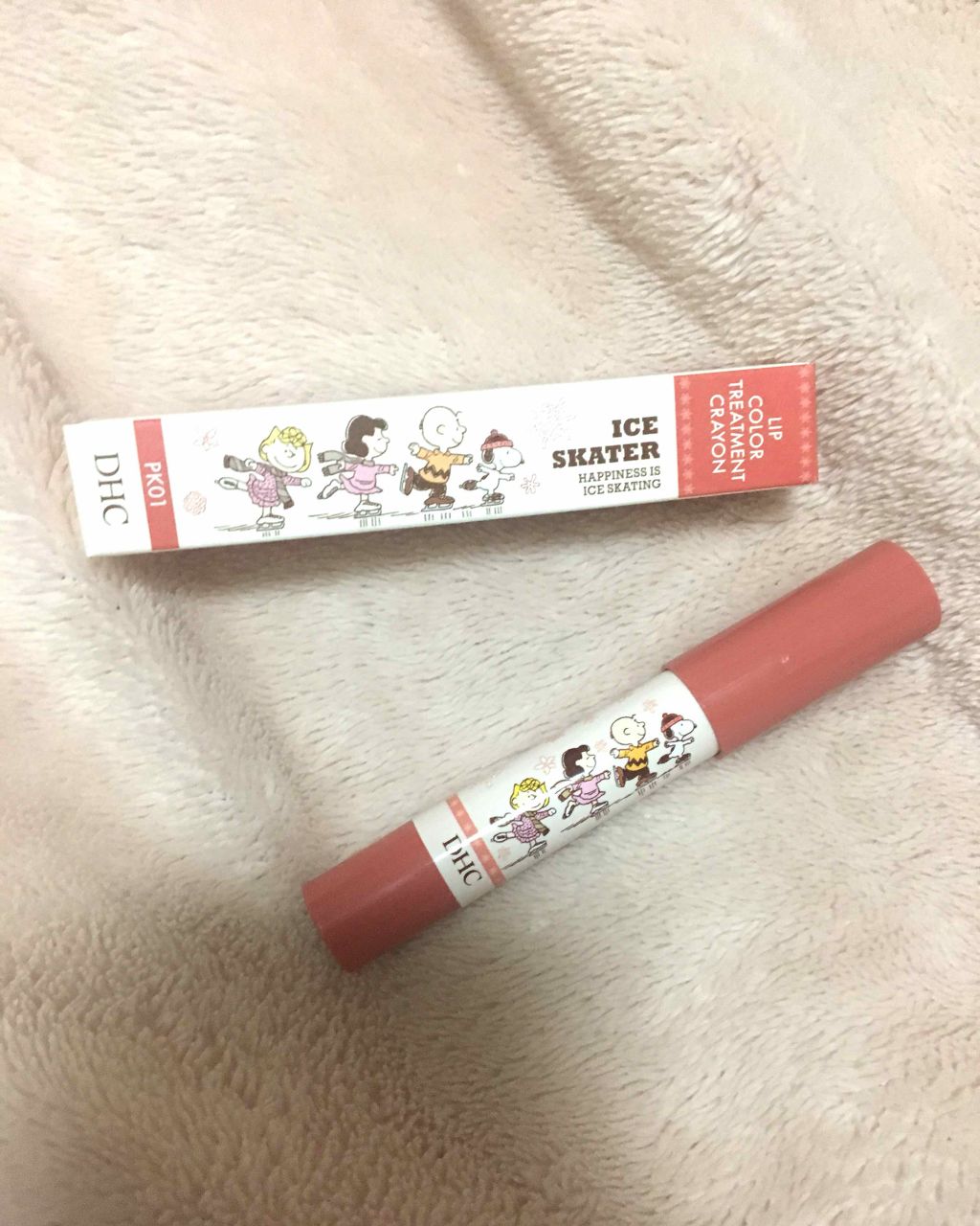 DHC リップカラー トリートメント クレヨン(スヌーピー)/DHC/リップケアを使ったクチコミ（1枚目）
