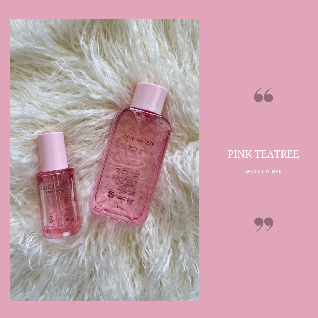 さっぱりなのに保湿感しっかりある
@aplin_japan のピンクティーツリートナー🌿💓

シカとピンクティーツリーの成分で
ニキビとか荒れた肌を鎮静させてくれる。

同じラインのセラムをトナー後につけてるけど
フローラル系の香りで癒