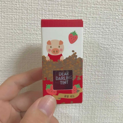 ディアダーリン ウォータージェルティント (アイスティント)/ETUDE/口紅を使ったクチコミ(1枚目)