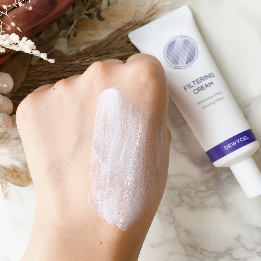 フィルタリングクリーム/DEWYCEL/日焼け止めクリームを使ったクチコミ（3枚目）