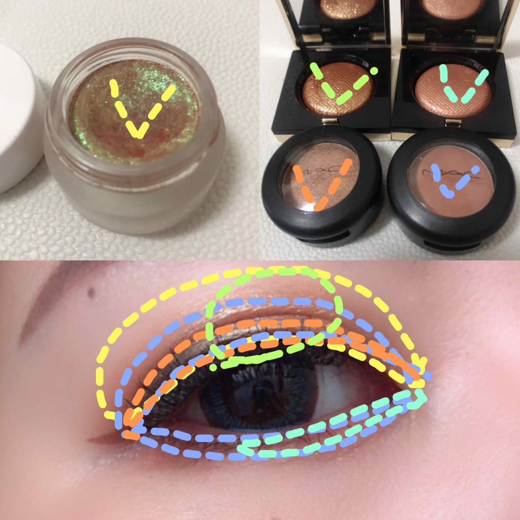 スモール アイシャドウ/M・A・C/単色アイシャドウを使ったクチコミ(3枚目)