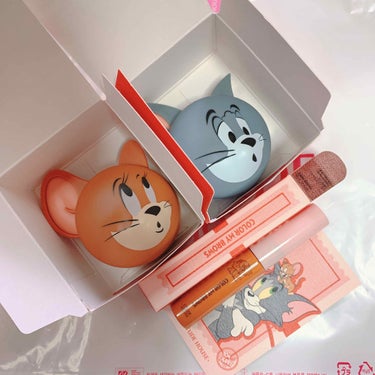 ETUDE ラッキーフレンズ カラーマイブロウ マスカラのクチコミ「
❶ 〰️ ・ETUDE HOUSE ラッキーフレンズ2トーンチーク・〰️ 

『 アンサンブ.....」（3枚目）