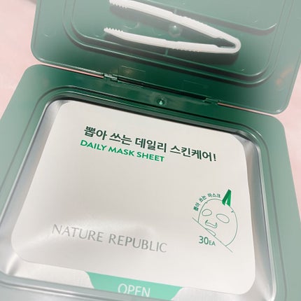 グリーンダーマCICA デイリーシートマスク/ネイチャーリパブリック/シートマスク・パックを使ったクチコミ(3枚目)