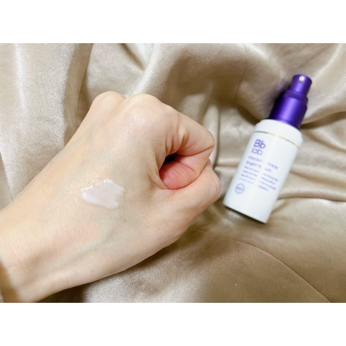 Bb lab. プラセンリンクルブライトセラムのクチコミ「#PR #ビービーラボ

これ１本で肌悩みをカバー💜
シワを改善し、シミも予防*してくれ.....」（3枚目）