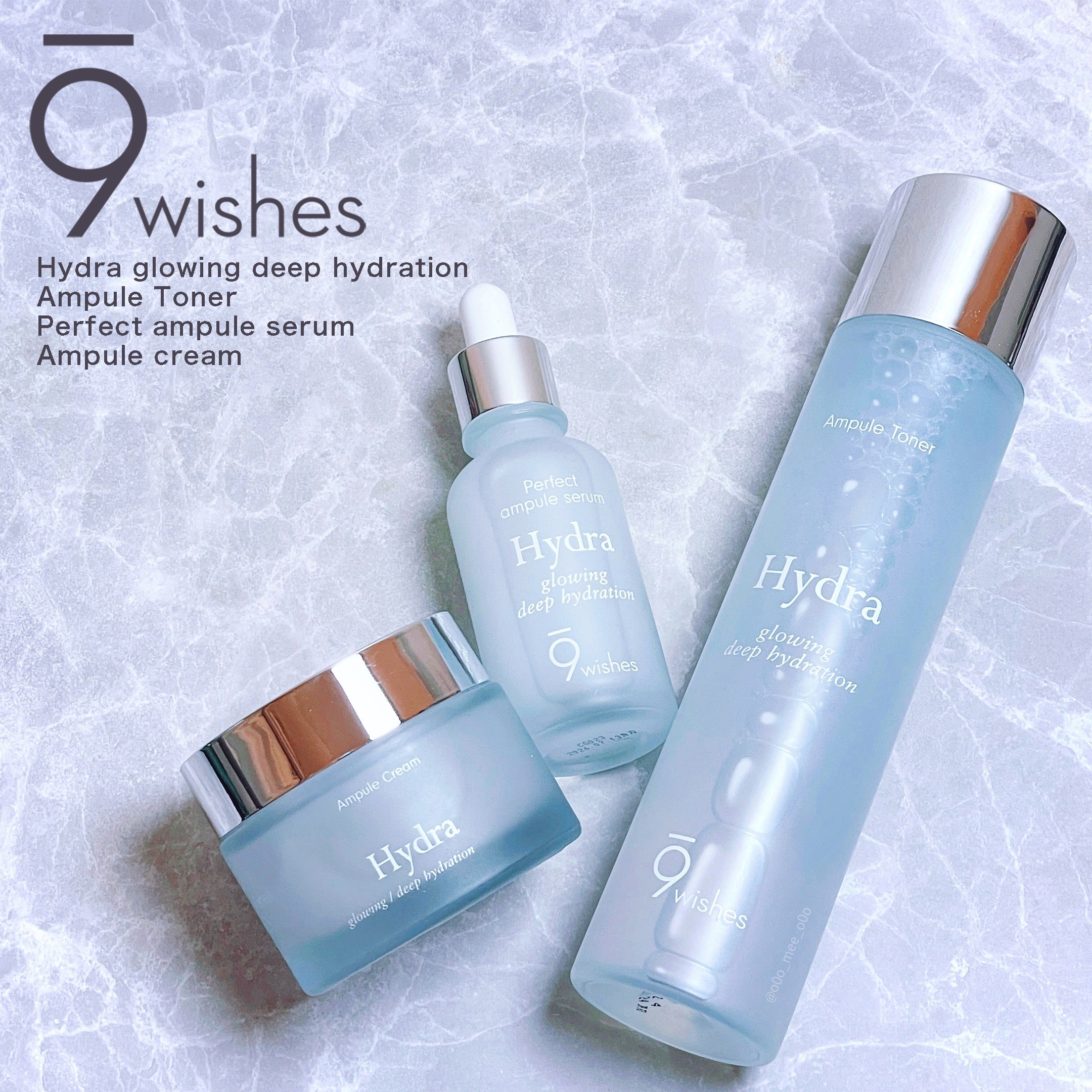 ハイドラアンプルトナー/9Wishes/化粧水を使ったクチコミ（1枚目）