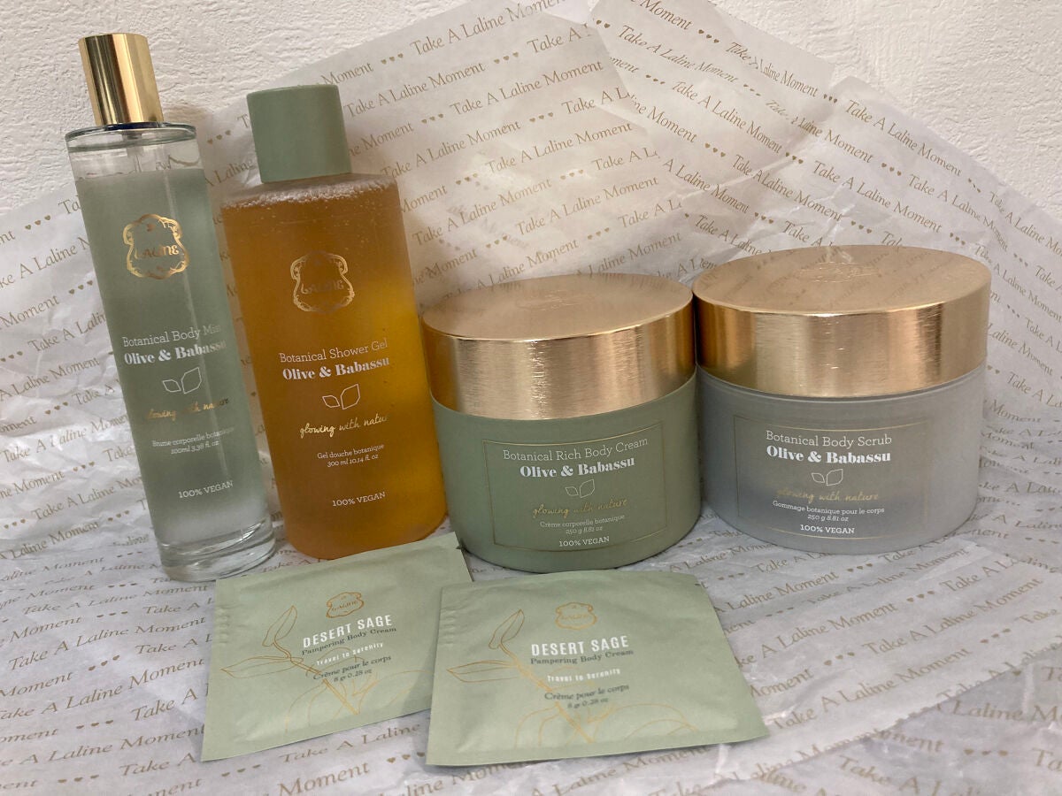 オリーブ&ババス ボタニカル リッチボディクリーム/Laline/ボディクリームを使ったクチコミ(1枚目)