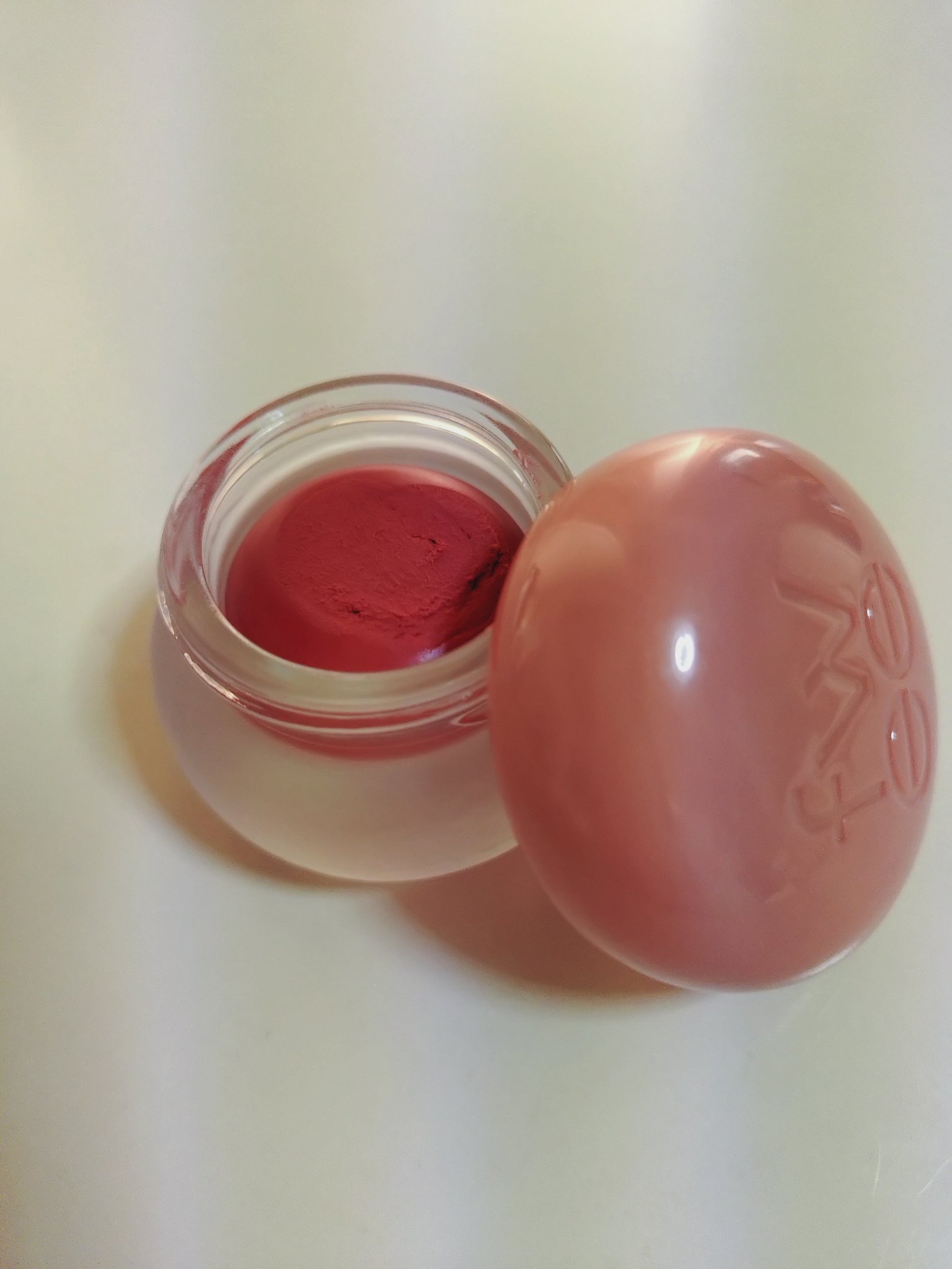 リップアンドチーク ブラーリープリンポット/fwee/口紅を使ったクチコミ（1枚目）