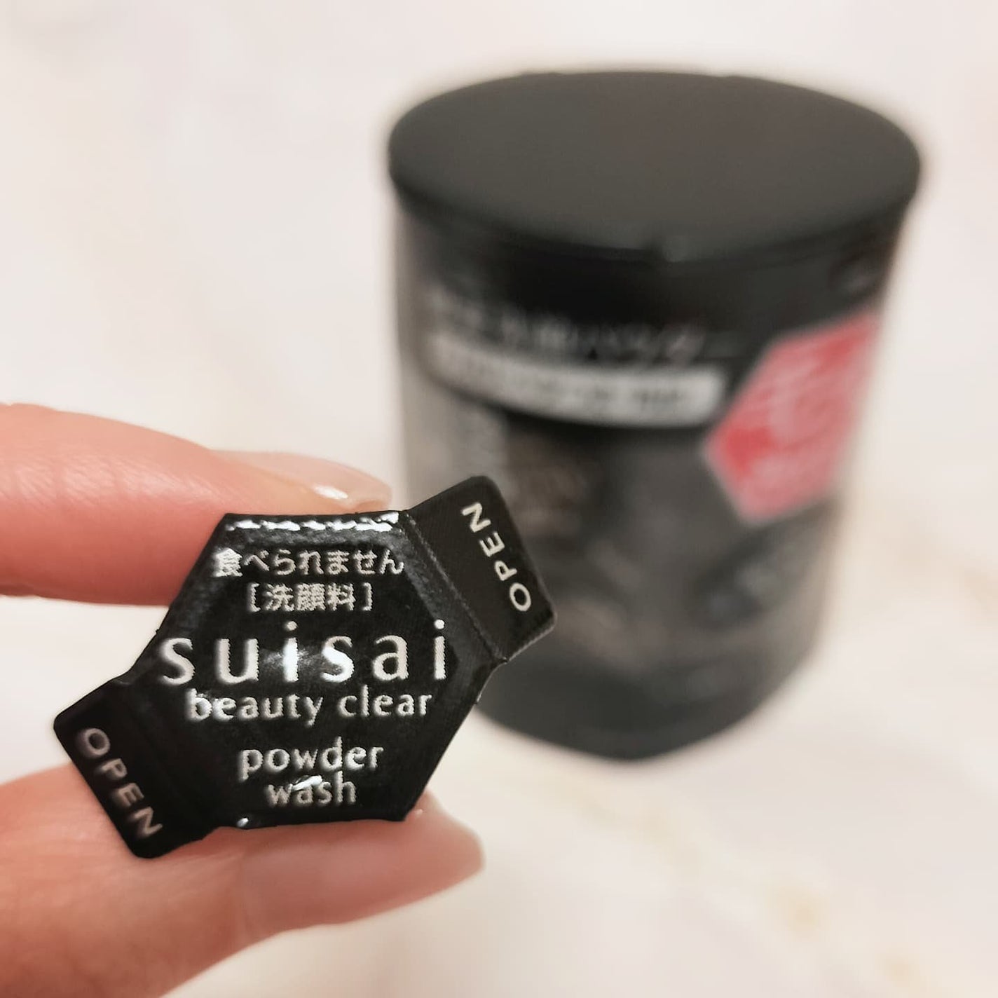 スイサイ ビューティクリア ブラック パウダーウォッシュ/suisai/洗顔パウダーを使ったクチコミ(3枚目)