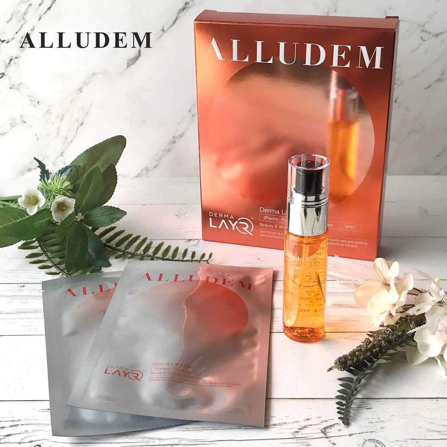 Derma Lift Mask/ALLUDEM/スキンケアキットを使ったクチコミ（1枚目）