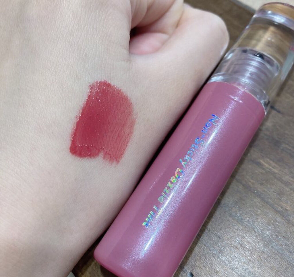 ノンスティッキーダズルティント N°4ハミング【旧】/unleashia/リップティントを使ったクチコミ（2枚目）