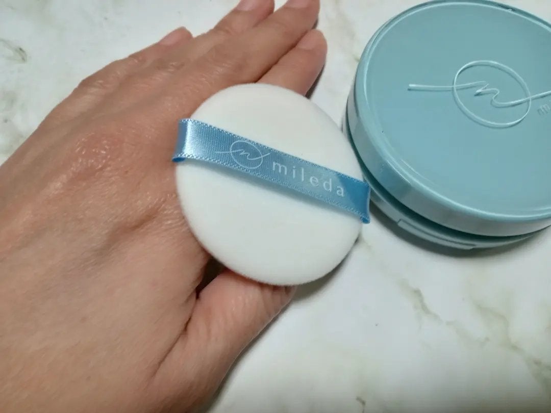 スムースフィットファンデーション/mileda/パウダーファンデーションを使ったクチコミ(3枚目)