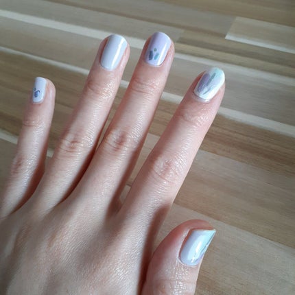 貼るジェルネイル/セリア/ネイルシールを使ったクチコミ(3枚目)