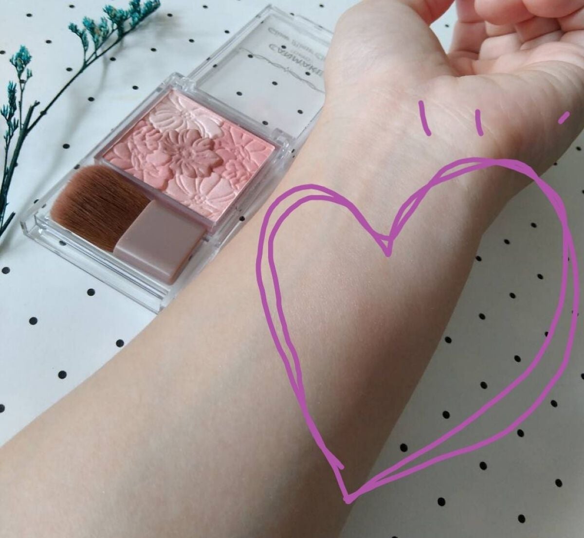 グロウフルールチークス/キャンメイク/パウダーチークを使ったクチコミ(3枚目)