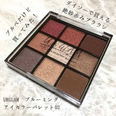 UR GLAM　BLOOMING EYE COLOR PALETTE/U R GLAM/アイシャドウパレットを使ったクチコミ（1枚目）