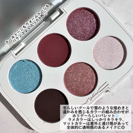スコール ゴールズ アイシャドウ パレット × 6/M・A・C/アイシャドウパレットを使ったクチコミ(2枚目)