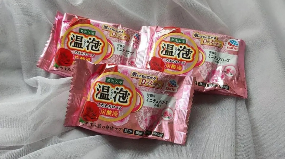 温泡 こだわりローズ/温泡/炭酸系入浴剤を使ったクチコミ（1枚目）