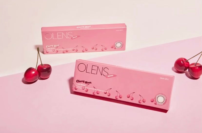 Cherry Moon 1day/OLENS/カラーコンタクトレンズを使ったクチコミ(1枚目)