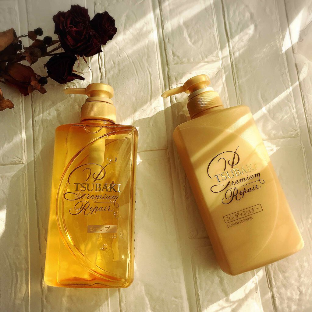 プレミアムリペア シャンプー／ヘアコンディショナー/TSUBAKI/市販シャンプーを使ったクチコミ（1枚目）