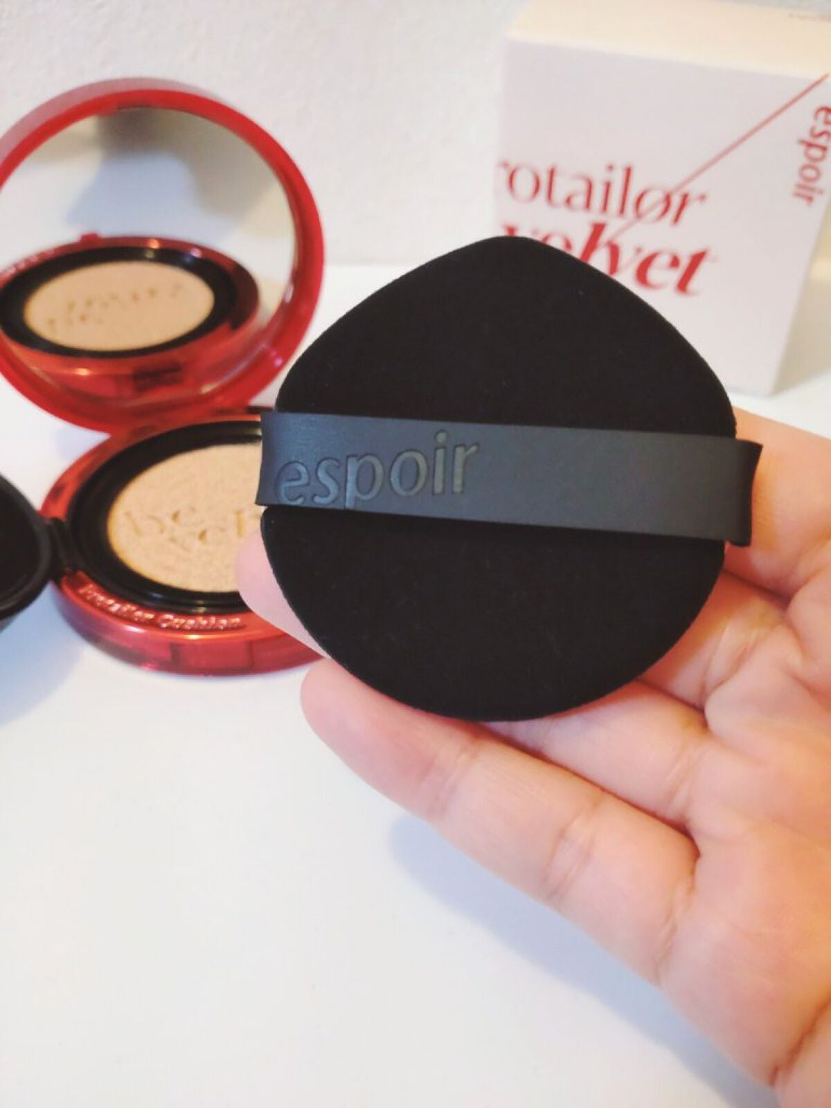 プロテーラービーベルベットカバークッション/espoir/クッションファンデーションを使ったクチコミ(4枚目)