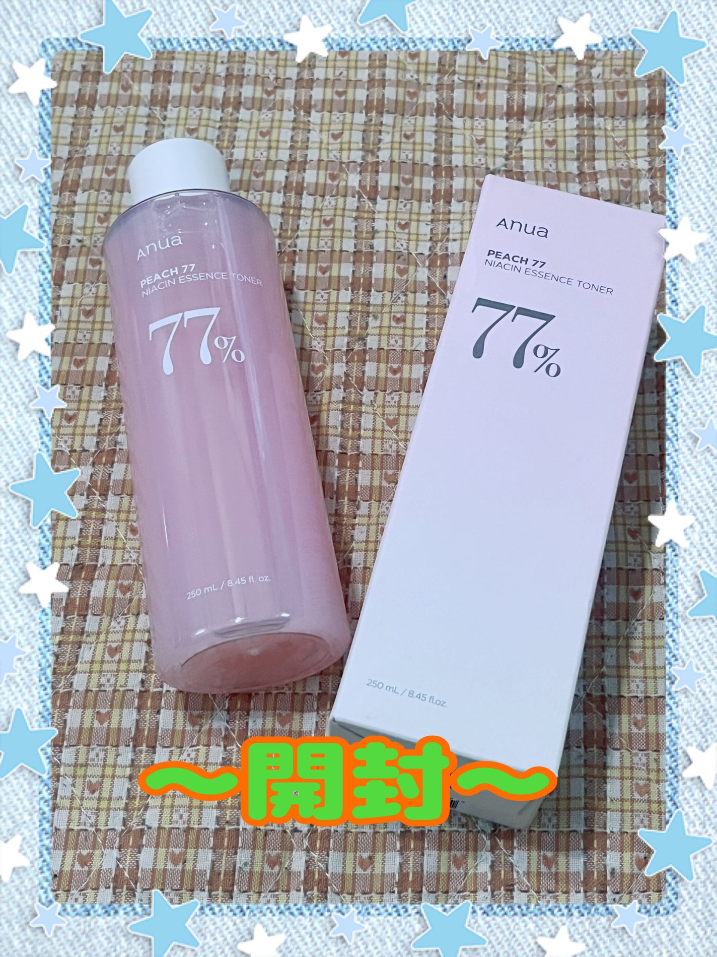 桃77%ナイアシンエッセンストナー 250ml/Anua/化粧水を使ったクチコミ(2枚目)