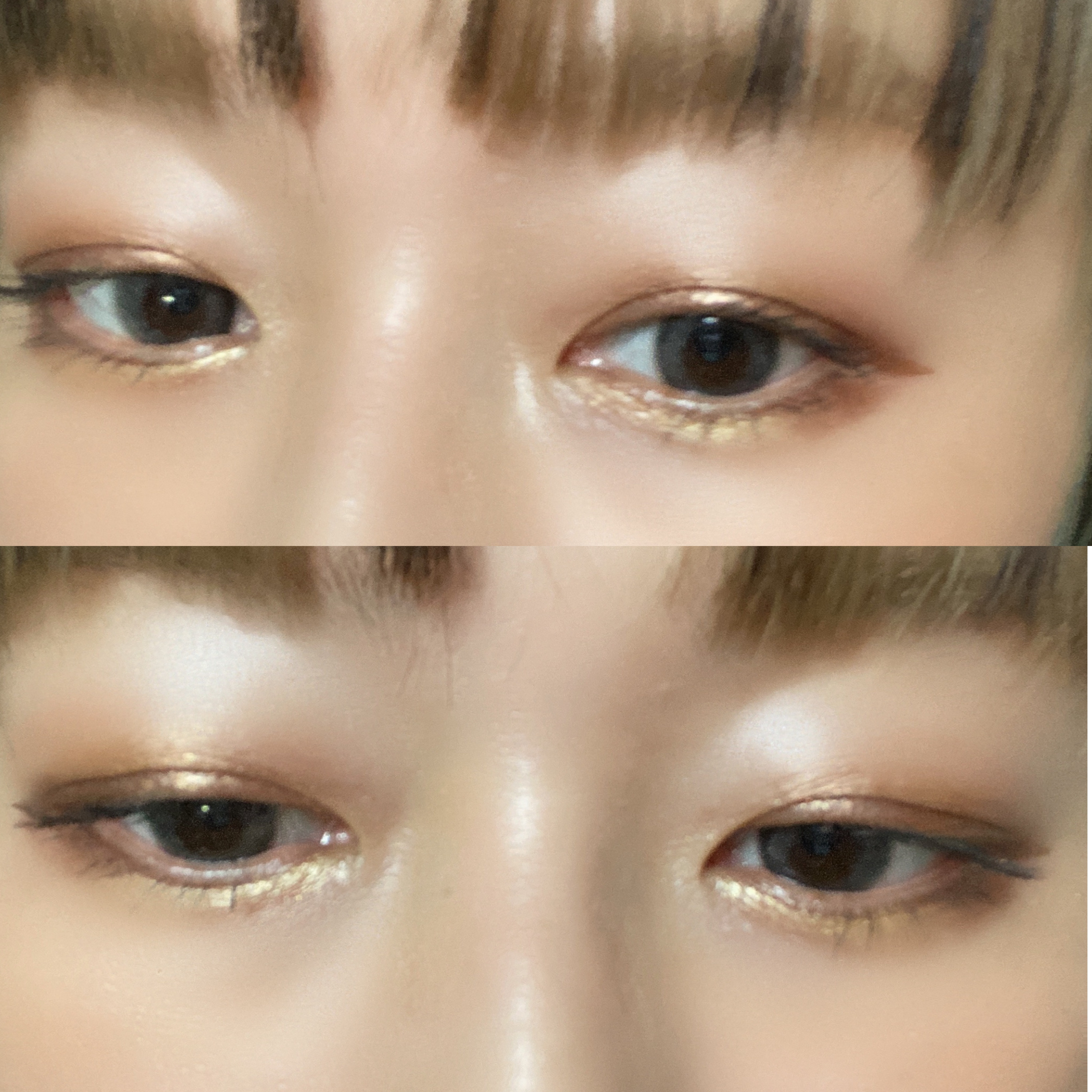 メタリックシャインアイシャドウ/BYS/アイシャドウパレットを使ったクチコミ（3枚目）