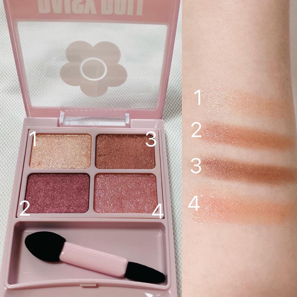 デイジードール アイカラー パレット/DAISY DOLL by MARY QUANT/アイシャドウパレットを使ったクチコミ(5枚目)