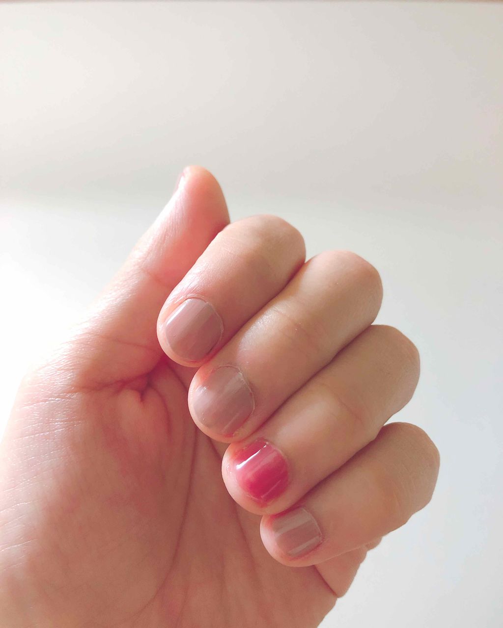 ネイルファンデーション/パラドゥ/マニキュアを使ったクチコミ（1枚目）