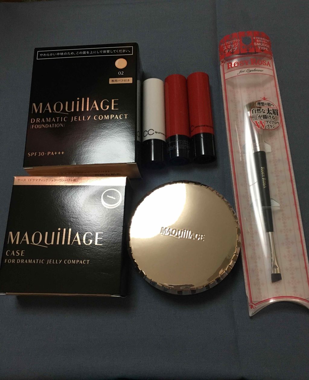 ダブルエンドアイブロウブラシ スマッジタイプ/ロージーローザ/メイクブラシを使ったクチコミ(1枚目)