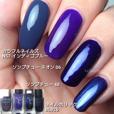 ネイルホリック Dark Fantasy Color BL926/ネイルホリック/マニキュアを使ったクチコミ（3枚目）