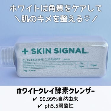 クレイ酵素クレンザー/SKIN SIGNAL/洗顔パウダーを使ったクチコミ（2枚目）