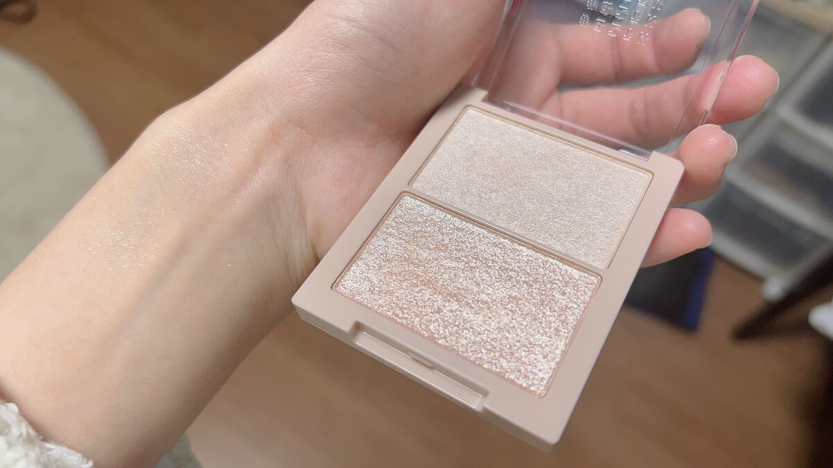 N&D パールハイライト/aZTK/パウダーハイライトを使ったクチコミ(5枚目)