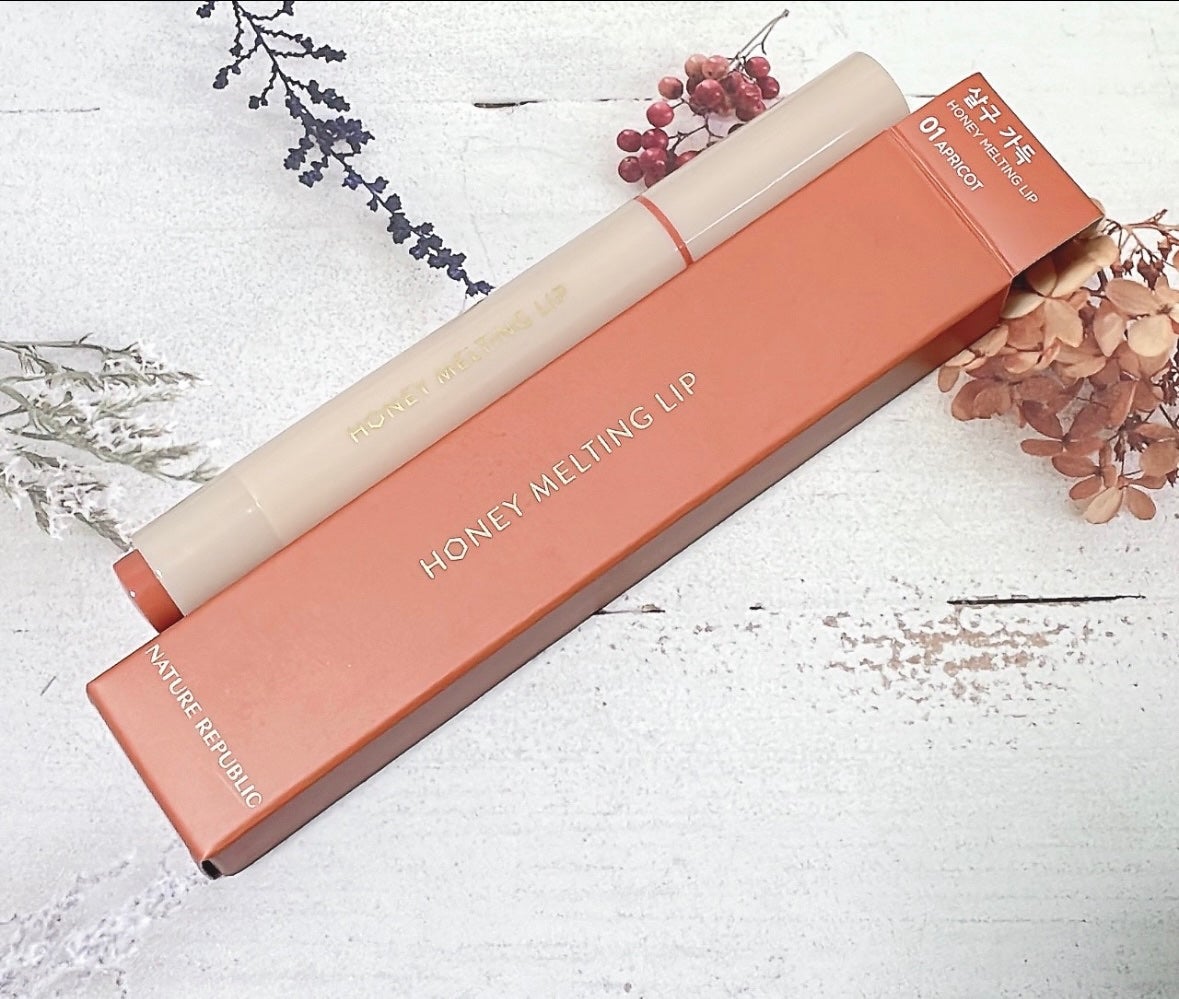 ハニーメルティングリップ/ネイチャーリパブリック/口紅を使ったクチコミ(2枚目)