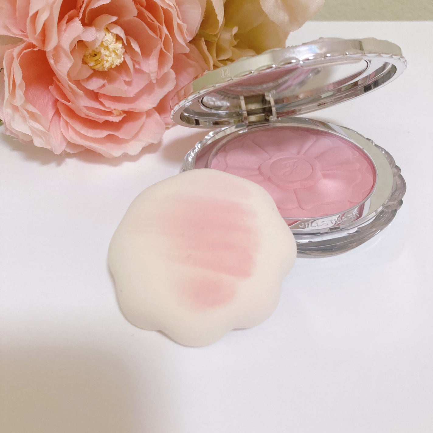 ジルスチュアート パステルペタル ブラッシュ/JILL STUART/パウダーチークを使ったクチコミ(3枚目)