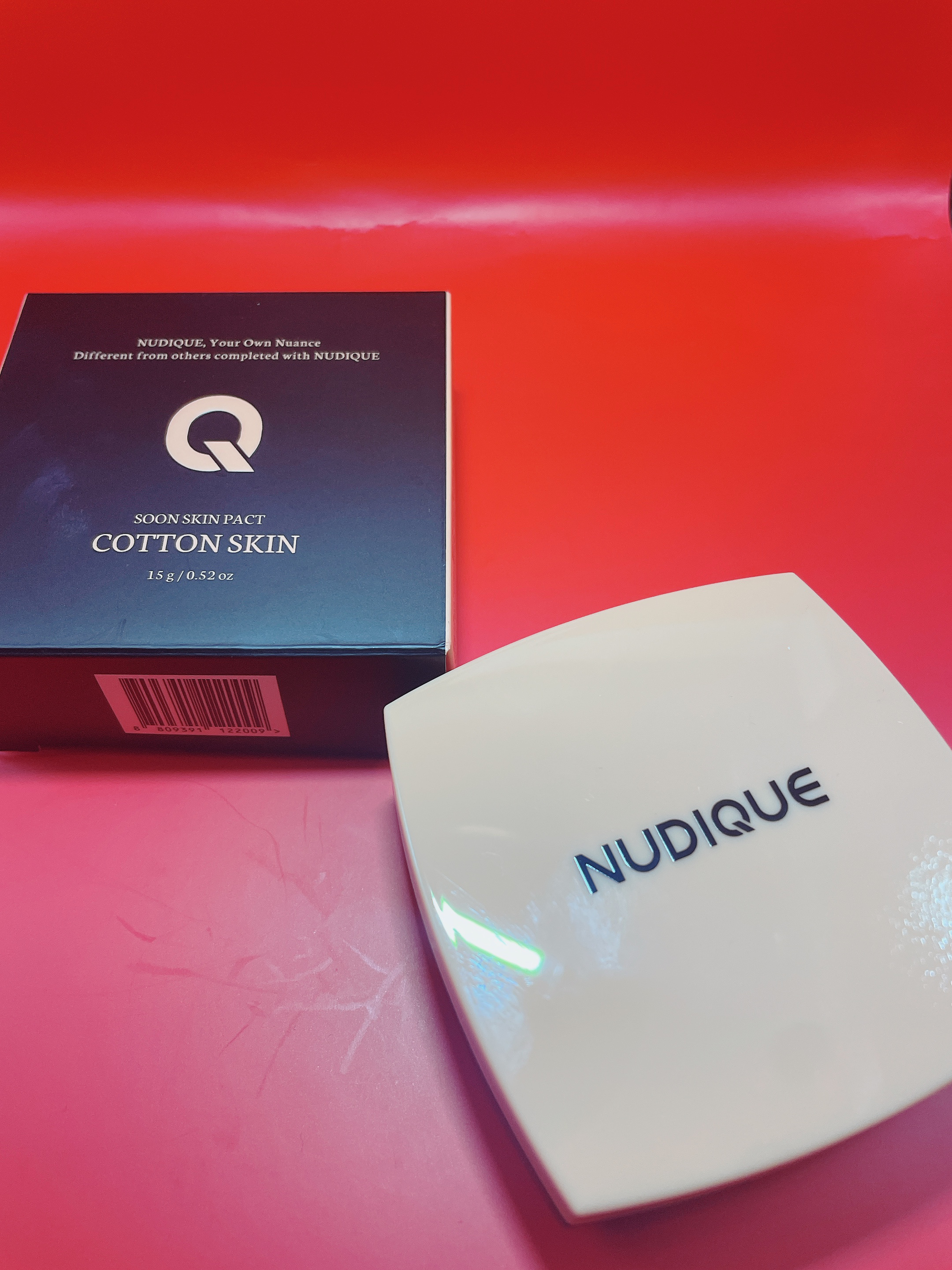 ヌーディークソムサルペクト セミマット/NUDIQUE/クッションファンデーションを使ったクチコミ（2枚目）