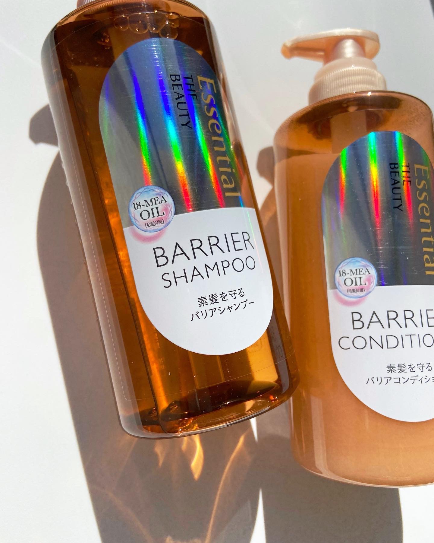 ザビューティ 髪のキメ美容素髪を守る バリアシャンプー/コンディショナー/エッセンシャル/シャンプー・コンディショナーを使ったクチコミ（3枚目）