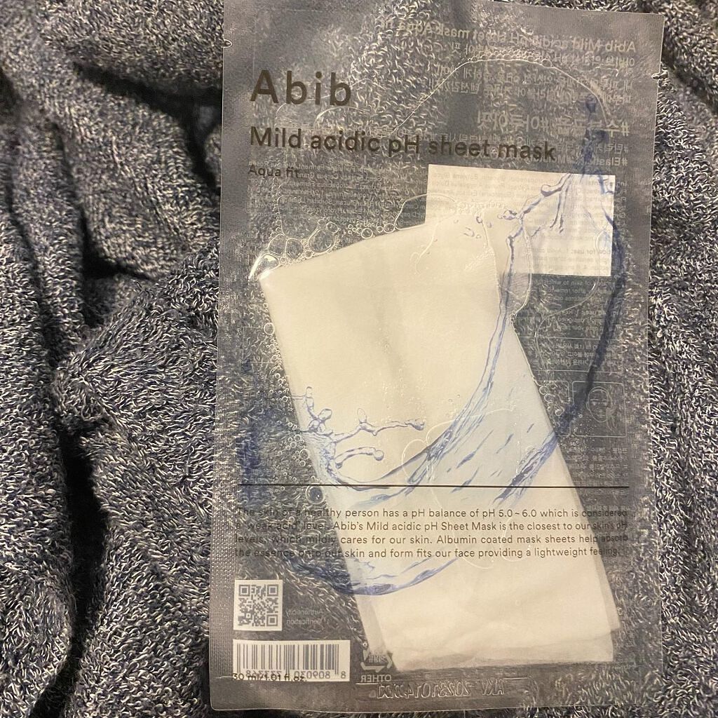 弱酸性pHシートマスク アクアフィット/Abib /シートマスク・パックを使ったクチコミ(1枚目)